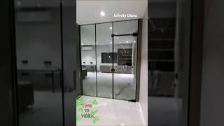 Office Partition 12mm toughened glass