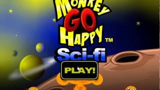 Игра Счастливая обезьянка Научная фантастика прохождение Monkey GO Happy Sci-fi Walkthrough