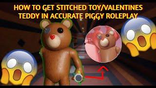 HOW TO GET STITCHED TOY/VALENTINES TEDDY SKIN/BADGE IN ACCURATE PIGGY ROLEPLAY!