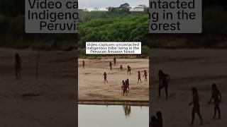 Rare video shows uncontacted indigenous tribe members in Peru