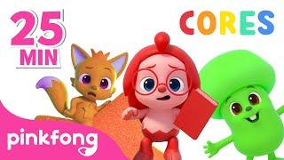 Aprenda as Cores com Pinkfong e seus Amigos | +Compilação |@Hogi