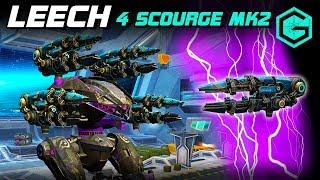 War Robots LEECH 4 SCOURGE MK3 Champions League! ЛИЧ Плетках и Штурмовик и Поддержка!