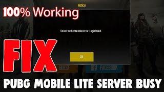 How To Fix Pubg Mobile Lite Server Busy Problem / Pubg Mobile Lite server fix Latest