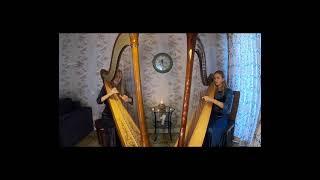 Harp Duo Anna Shekera & Mariia Voronova - «La Ragazza» by Bernard Andrès, Part 1-4