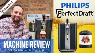 Philips Perfect Draft Machine review - draught beer at home from a 6L keg barrel tap pump dispenser