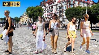 Walking in Stockholm in summer 2024 | Strandvägen - Stockholm - Sweden | 4k walking tour