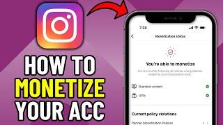 How To MONETIZE Your INSTAGRAM Account 2024! (UPDATED)