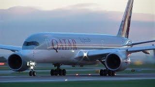 Early Morning Close Up Take offs at Manchester Airport | 08-11-18