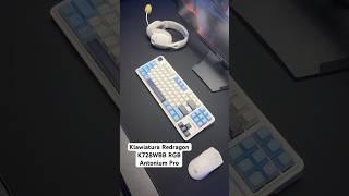 Klawiatura gamingowa Redragon K728WBB RGB Antonium Pro #gamer #komputer #klawiatura