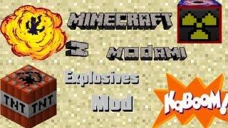 Minecraft z modami #22 - Explosive+ mod - Zobacz jak zabawne może być niszczenie!