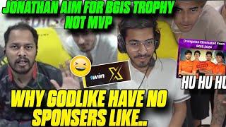 Why Godl Have No SPONSERS| Simp On Win Bgis Trophy Not Mvp#godlike #godl #jonathan