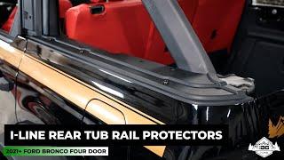 IAG I-Line Rear Tub Rail Protectors