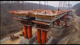 Biggest Bridge Construction Process - Modern Heavy Duty Bridge Equipment #23