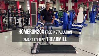 Homerun20x Free Installation Smart Folding Treadmill - #Fitness #Treadmill #ExerciseMachines