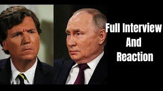 American Reacts To Путин и Такер Карлсон Tucker Carlson Interviews Vladimir Putin (Full Interview)