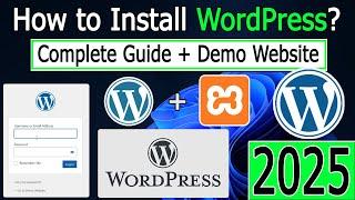 How to Install WordPress locally in your PC [ 2025 Update ] XAMPP Localhost on Windows 10/11