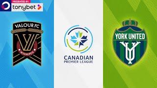 HIGHLIGHTS: Valour FC vs. York United FC (August 11, 2024) | Presented by tonybet