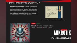 Mikrotik   Security Fundamentals