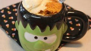 Pumpkin Mug Cake with CookingAndCrafting