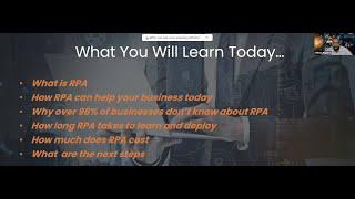 Webinar: Robotic Process Automation (RPA) 101 - Business Automation Made Simple!