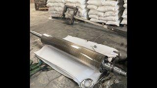 How is the flute of the Corrugating Roll made?