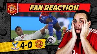 RANT  TEN HAG OUT! Crystal Palace 4-0 Man United GOALS United Fan REACTS