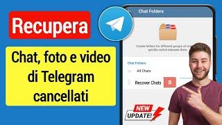 Come recuperare messaggi, chat, immagini e video cancellati di Telegram (metodo 2023)