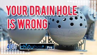 Chitubox Masterclass Resin Printing How To Place Drain Hole