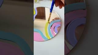 Mirror boho painting #painting #shorts #shortvideo #boho #bohopainting #bohoart