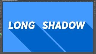 How To Make Long Shadow In Photoshop| Как сделать длинную тень в фотошопе