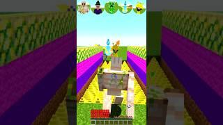 Sprunki Simon Horror Doughman Poppy Playtime Vs Spikes - Minecraft #minecraftshorts