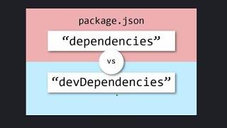 React Interview Question # dependency vs devdependency