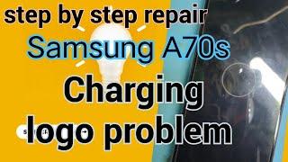 Samsung A70s Charging logo problem solutions step by step repair