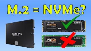 NVMe, SATA and M.2 Drives Explained