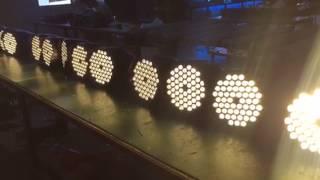 54pcs 3w warm white led par light