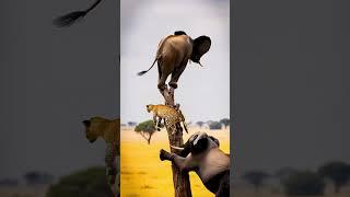 The mother elephant who saved her cub  #shortsvideo #animals #wildliferescue