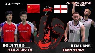 Men's Couple | He/Ren (CHN) vs Lane/Vendy (ENG) | PETRONAS Malaysia Open 2025 Badminton