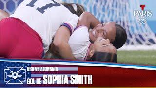 Gol de Sophia Smith | USA vs Alemania 1-0 | Juegos Olímpicos París 2024