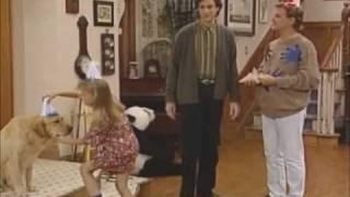 Full House Funny Clip - Comet blows out his birthday candles