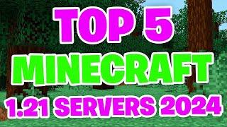 Top 5 BEST Minecraft Servers To Join in 2024! (1.21+)