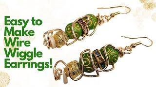 Learn Wire Wrapping Technique: Create Unique Artistic Wire Earrings