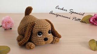 Dog (Cocker Spaniel) Amigurumi : Crochet Pattern แพทเทิร์นโครเชต์หมาน้อยค็อกเกอร์ สแปเนียล