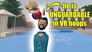 he is UNGUARDEABLE in VR hoops | Recroom VR Basketball Gameplay