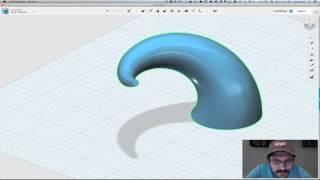 Layer by Layer: Making Curved Horns in 123D