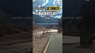 India’s Ultimate Bucket List Ride? Watch Till the End ️ #ladakh #shorts