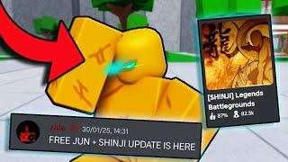 THIS UPDATE IN LEGENDS BATTLEGROUNDS IS FINALLY DROPPING(FREE JUN + SHINJI)..