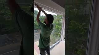 Upvc Fix window toughened glass 12mm