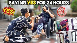 എന്നെ കൊന്നു | SAYING YES TO MY SISTER FOR 24 HOURS ! | Aju Techno