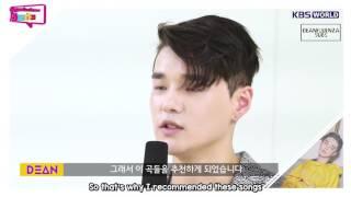 [ENG SUB] DEAN on KBS World Radio - Backstage Chat