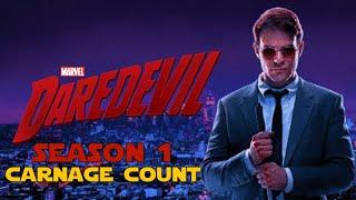 MCU Daredevil Season 1 Carnage Count